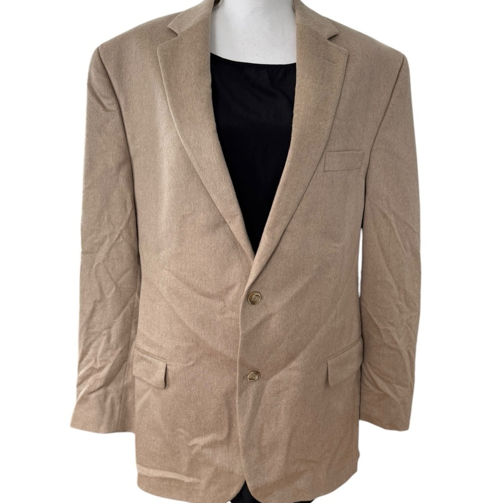 Vintage Saks Fifth Avenue me s 100% cashmere blazer size 46 Long